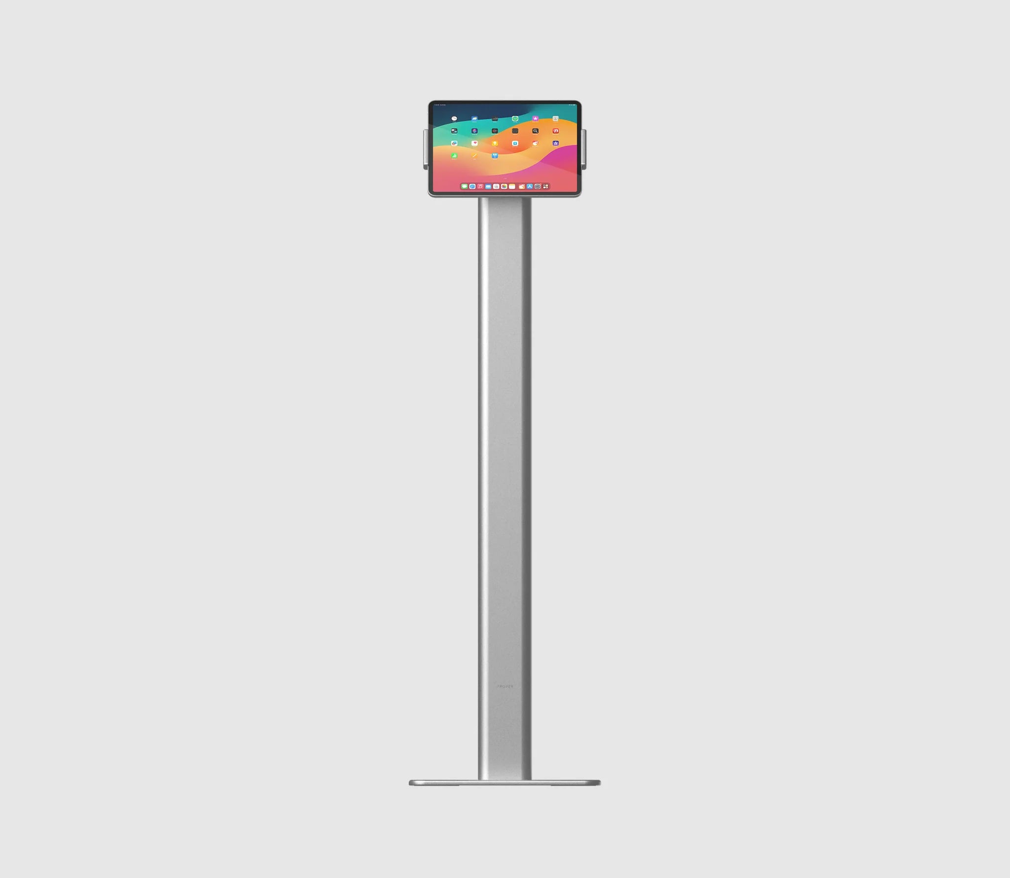 Support au sol pour iPad avec alimentation intégrée