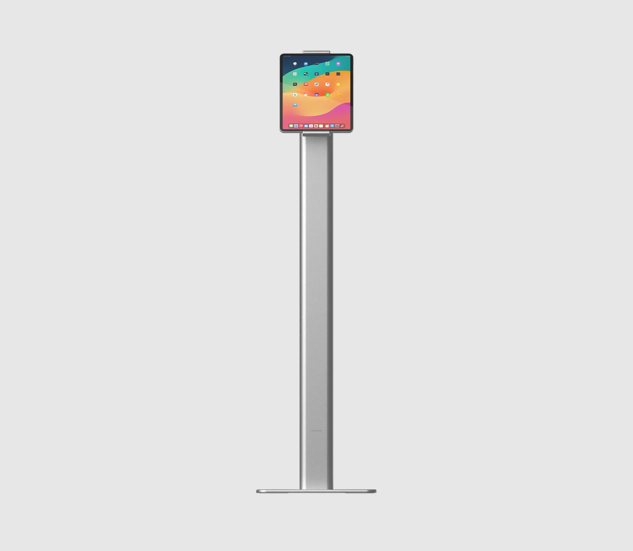 Support au sol pour iPad avec alimentation intégrée