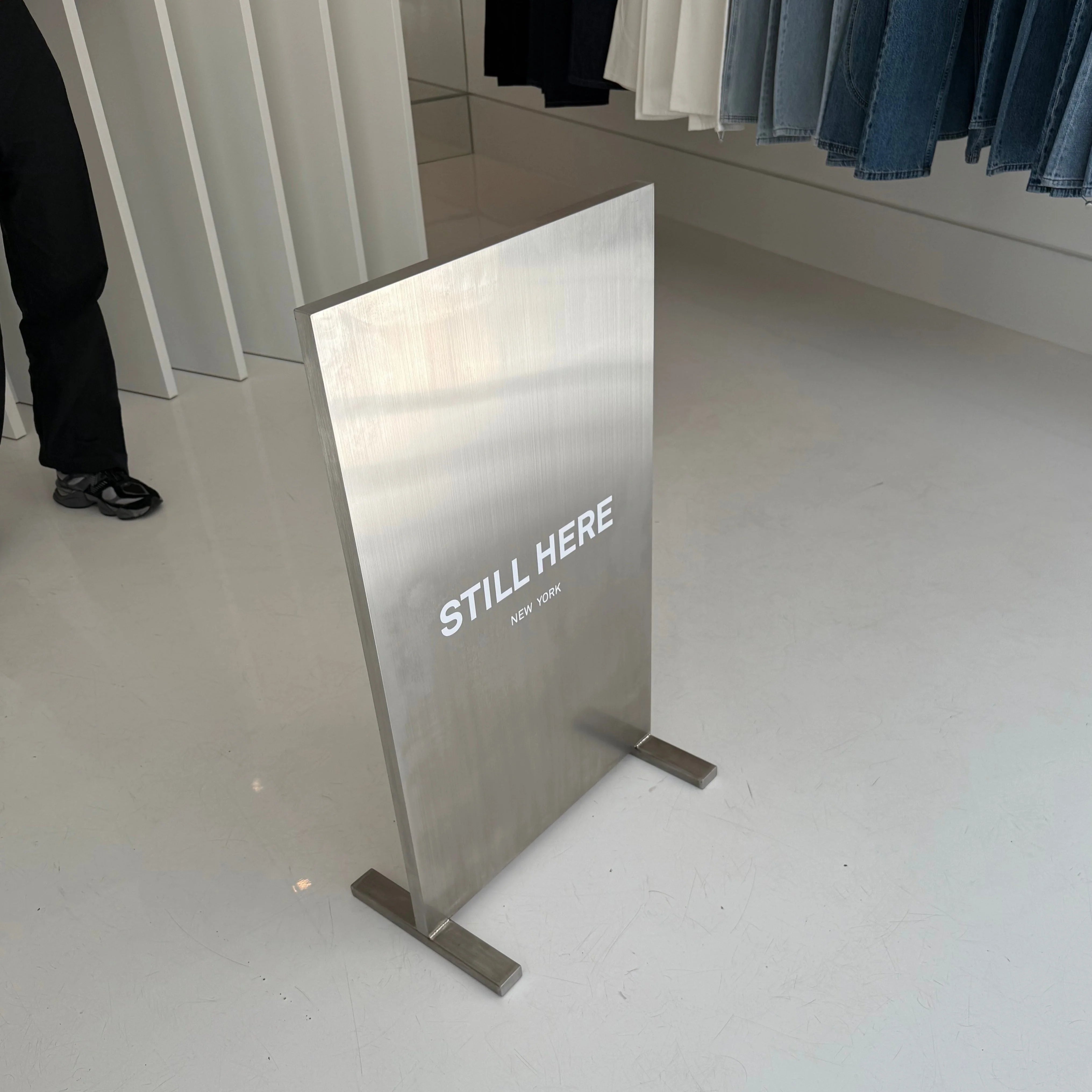 Panneau trottoir en acier inoxydable